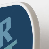 やる気を起こさせる名前をカスタムする ピックルボールラケット (左詳細)