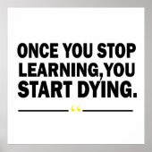 やる気を起こさせる学先生引用文 ポスター (正面)