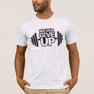 やる気を起こさせる式「与えNever Up」 Tシャツ