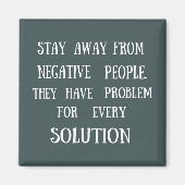 やる気を起こさせる引用文おもしろいライフことわざ マグネット (正面)