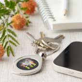 やる気を起こさせる引用文ことわざバスケッ生まれプが勝ちに キーホルダー (側面)