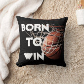 やる気を起こさせる引用文ことわざバスケッ生まれプが勝ちに クッション (ブランケット)