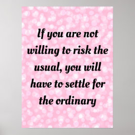 やる気を起こさせる引用文とことわざ ポスター