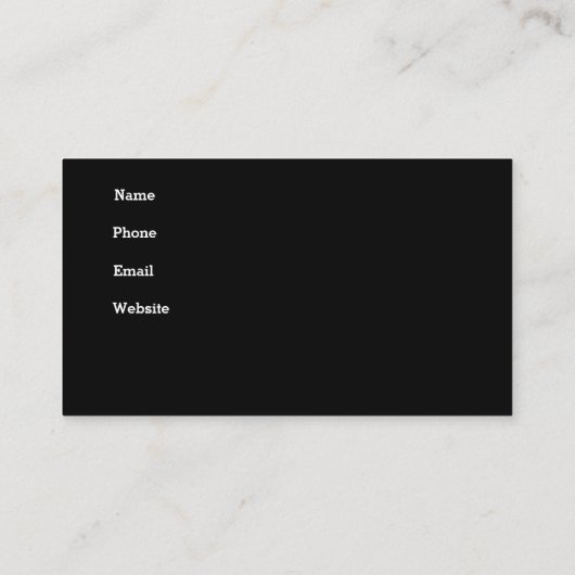 やる気を起こさせる引用文のパーソナライズ文字背景 名刺 (裏面)