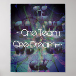 やる気を起こさせる引用文のボール位置 ポスター