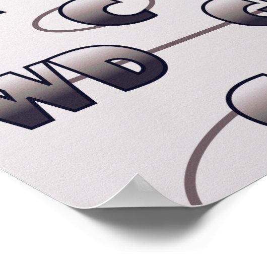 やる気を起こさせる引用文のボール位置 ポスター (角)