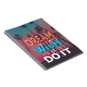 やる気を起こさせる引用文の夢 ノートブック (右側)