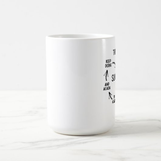 やる気を起こさせる引用文の考え方を指導する先生 コーヒーマグカップ (中央)