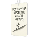 やる気を起こさせる引用文は与え奇跡の信仰の希望を上げない カーエアーフレッシュナー (左)