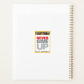 やる気を起こさせる引用文は決与えして降伏しない プランナー手帳 (裏面)