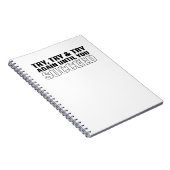 やる気を起こさせる引用文アート成功ライフヒント引用文 ノートブック (右側)