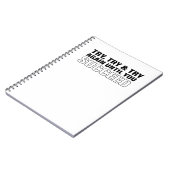 やる気を起こさせる引用文アート成功ライフヒント引用文 ノートブック (左側)