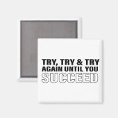 やる気を起こさせる引用文アート成功ライフヒント引用文 マグネット (正面/裏面)