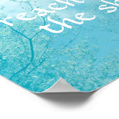 やる気を起こさせる引用文オリジナル自然写真 ポスター (角)