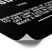 やる気を起こさせる引用文オングリット ポスター (角)