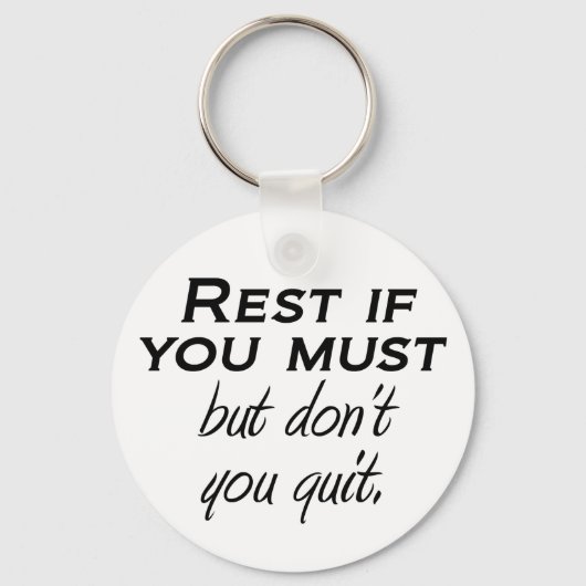 やる気を起こさせる引用文キーホルダー自信ギフト キーホルダー (正面)