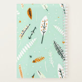 やる気を起こさせる引用文シンプルクラシックBOHOパターン プランナー手帳 (裏面)