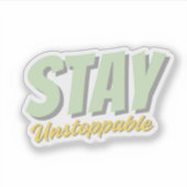 やる気を起こさせる引用文シール シール (正面)