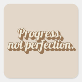 やる気を起こさせる引用文シール スクエアシール