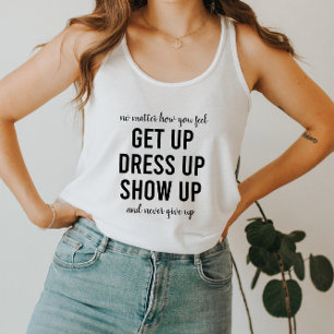 やる気を起こさせる引用文ジムフィットネスは与えない タンクトップ