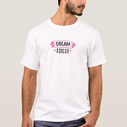 やる気を起こさせる引用文スタイル3 Tシャツ (正面)