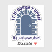 やる気を起こさせる引用文ステイ前向きノーブア シール (シート)