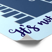 やる気を起こさせる引用文ステイ前向きノーブア ポスター (角)