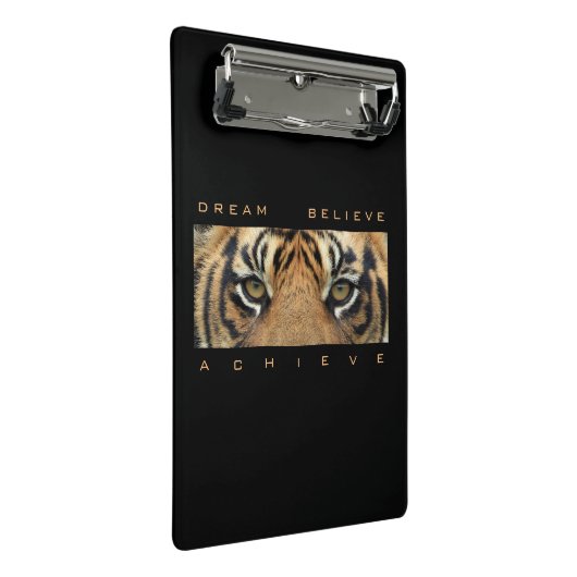 やる気を起こさせる引用文テンプレートドリーム信じ達成 ミニクリップボード (アングル)