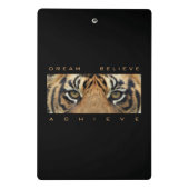 やる気を起こさせる引用文テンプレートドリーム信じ達成 ミニクリップボード (裏面)