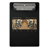 やる気を起こさせる引用文テンプレートドリーム信じ達成 ミニクリップボード (正面)