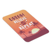 やる気を起こさせる引用文ドリームド信じドーリピート マグネット (右側)