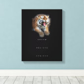 やる気を起こさせる引用文ドリーム信じ達成 キャンバスプリント (インサイチュ (ウッドフロア))