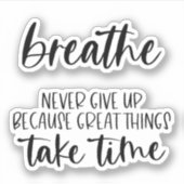 やる気を起こさせる引用文ノートPCおよびプランナーのシール シール (正面)