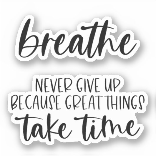 やる気を起こさせる引用文ノートPCおよびプランナーのシール シール (正面)