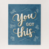 やる気を起こさせる引用文パズル ジグソーパズル (縦)