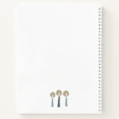 やる気を起こさせる引用文パーソナライズされたアイディア ノートブック (裏面)