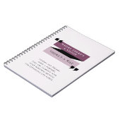 やる気を起こさせる引用文ビジョンと夢のジャーナリング ノートブック (左側)