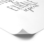 やる気を起こさせる引用文ポスタータイポグラフィ ポスター (角)