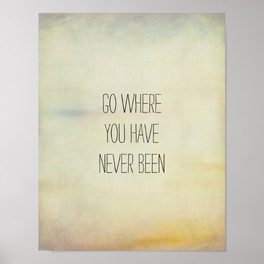 やる気を起こさせる引用文ポスターヴィンテージスタイル ポスター (正面)