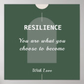 やる気を起こさせる引用文ポスター ポスター (正面)