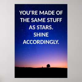 やる気を起こさせる引用文ポスター ポスター