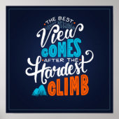 やる気を起こさせる引用文ポスター ポスター (正面)