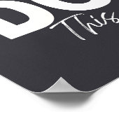 やる気を起こさせる引用文ポスター ポスター (角)