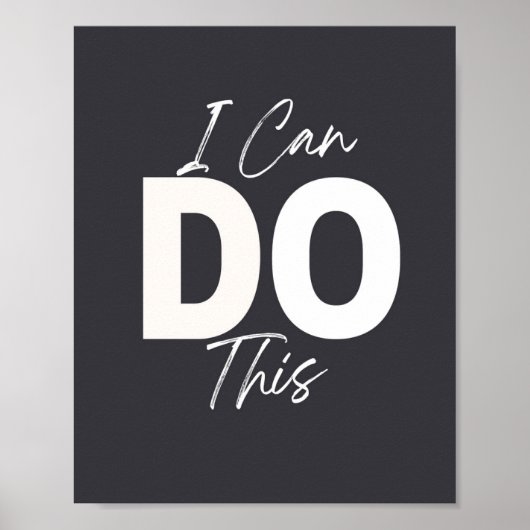 やる気を起こさせる引用文ポスター ポスター (正面)