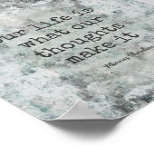 やる気を起こさせる引用文ポスタ絵を描(ばちゃばちゃ)跳ねるデザイン ポスター (角)