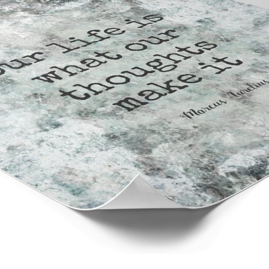 やる気を起こさせる引用文ポスタ絵を描(ばちゃばちゃ)跳ねるデザイン ポスター (角)