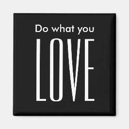 やる気を起こさせる引用文モダン白黒磁石 マグネット