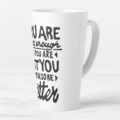 やる気を起こさせる引用文リノプリントラテマグ カフェラテマグ (右アングル)