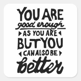 やる気を起こさせる引用文リノプリント スクエアシール