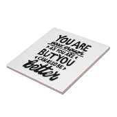 やる気を起こさせる引用文リノプリント タイル (側面)